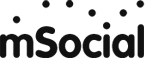 logo mSocial black